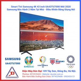 Tivi Samsung Smart 4K 43 inch UA43TU7000 2020